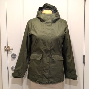 EUC Under Armour Storm M Women's Army Green Rain Jacket